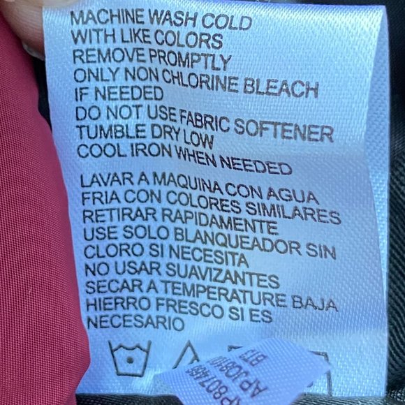 Andrew Marc Quilted Puffer Vest Berry Red Zip Pockets Gorpcore Ski Hiking Camp-M - Picture 13 of 14